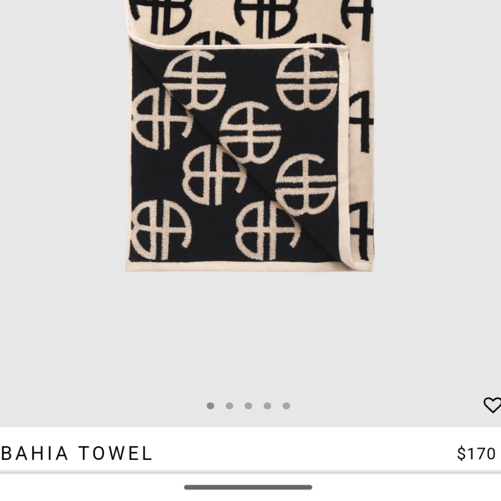 Two ANINE BING Bahia Towels